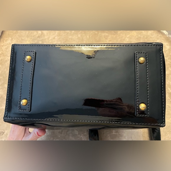 Dooney & Bourke Emerson Brynn Black Patent Leather Shoulder/Handbag - Picture 5 of 16